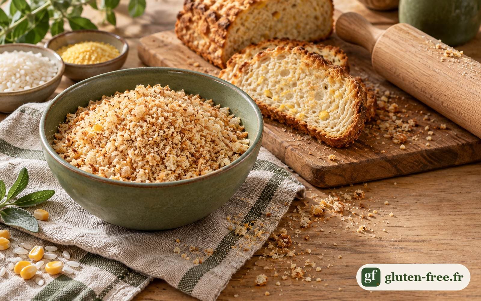 Chapelure sans gluten maison : la méthode