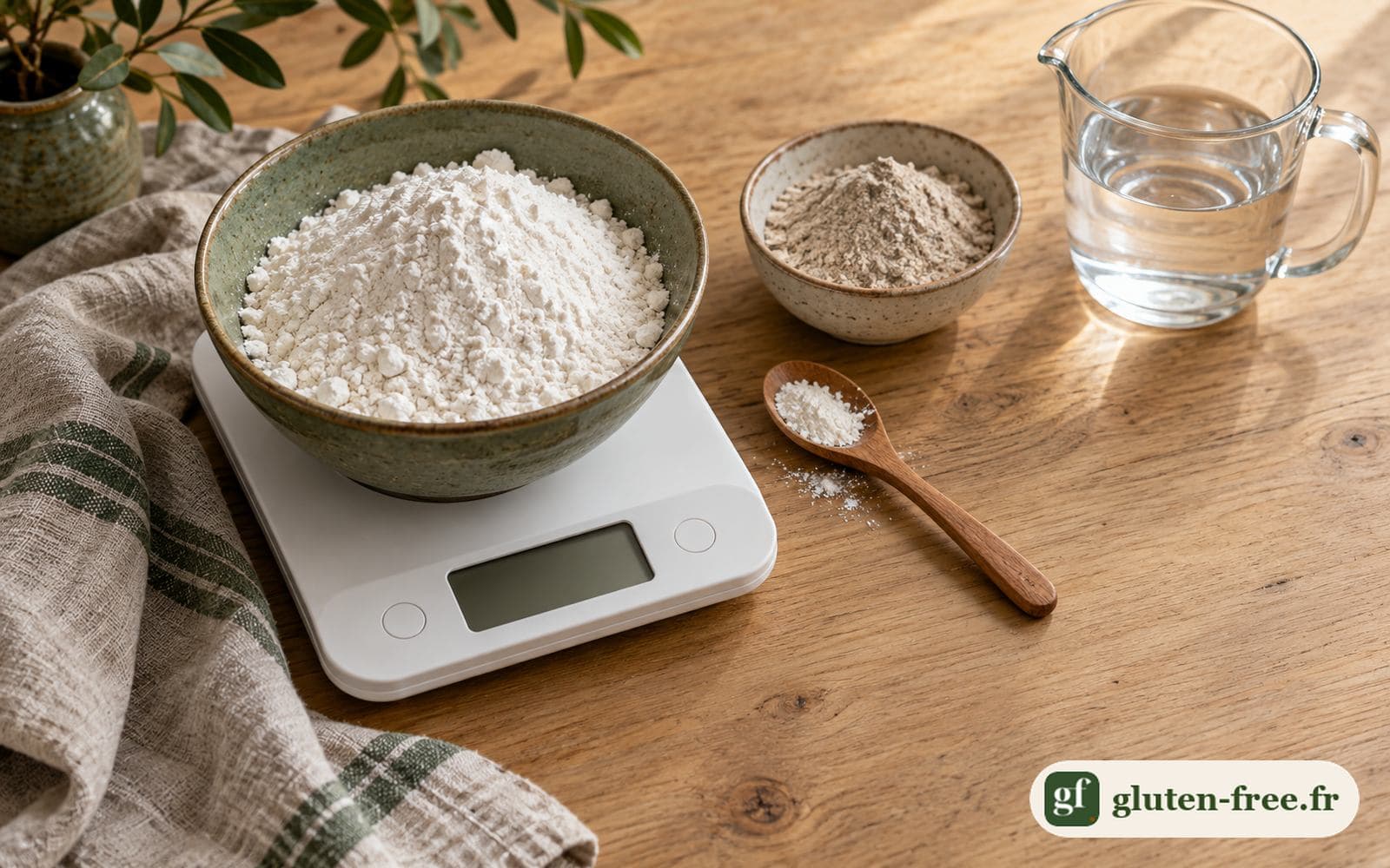 Peser les farines sans gluten sans erreur
