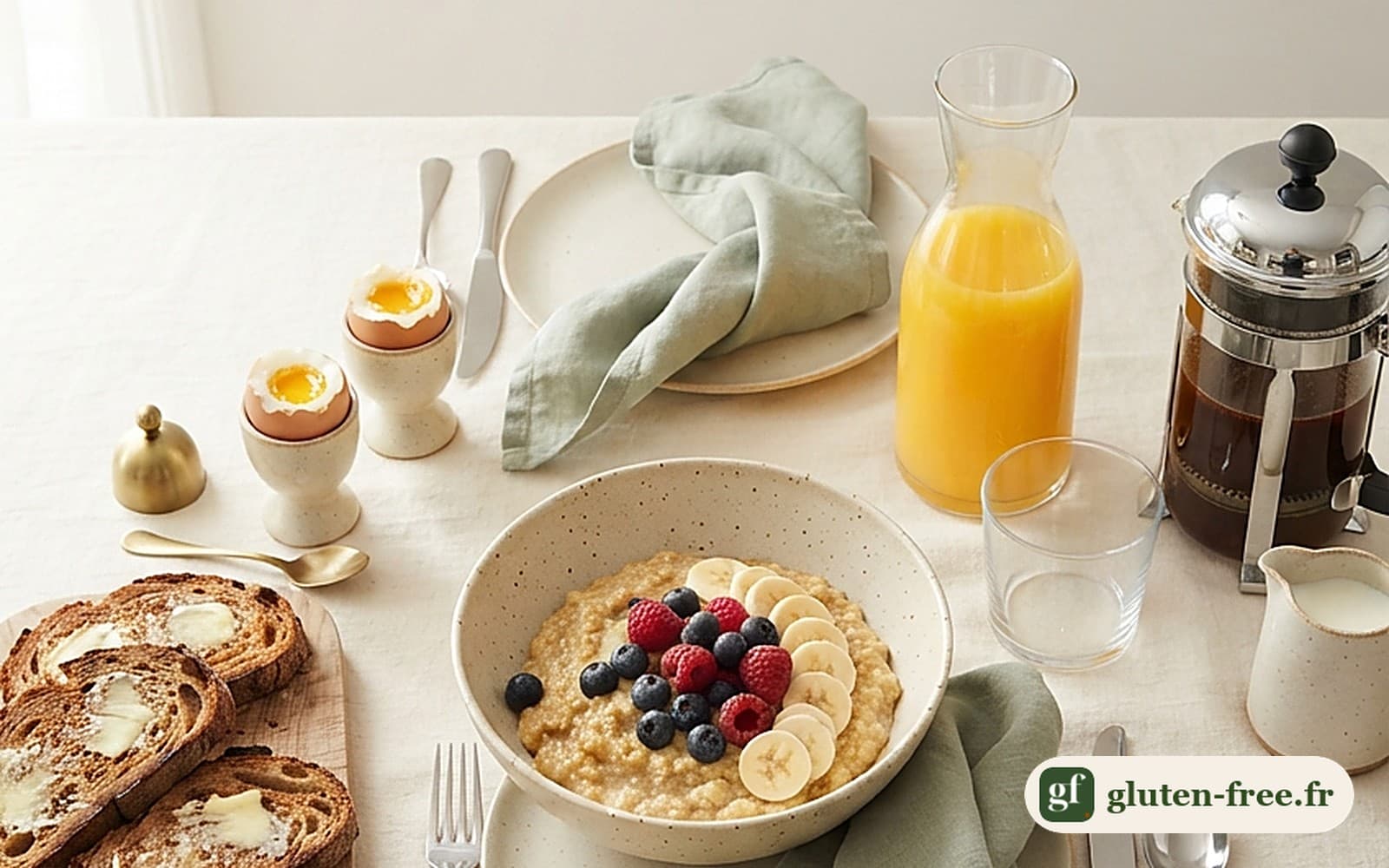 15 idées de petit-déjeuner sans gluten (rapides et gourmandes)