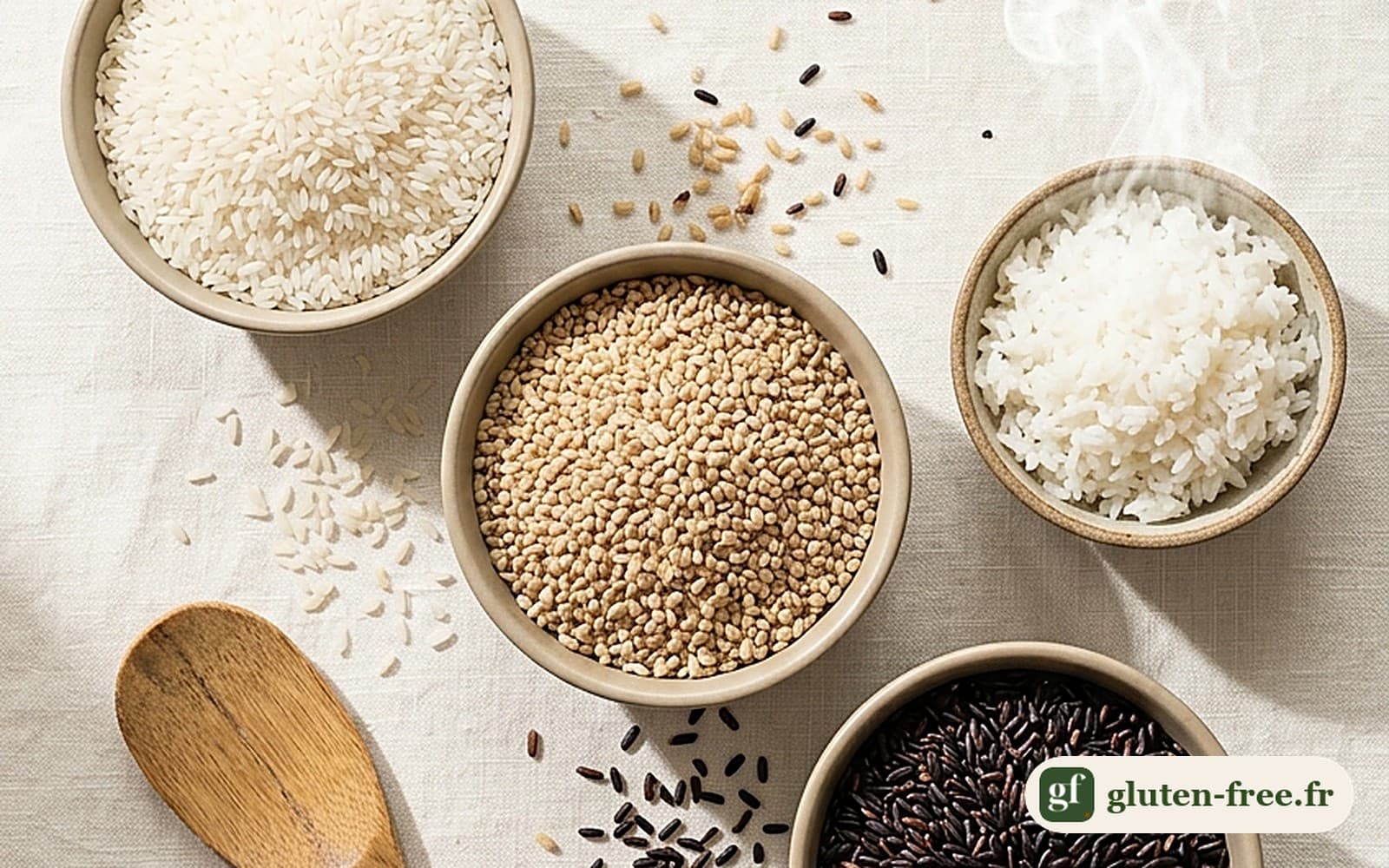 Le riz est-il sans gluten ? Oui, toutes les variétés (guide 2026)
