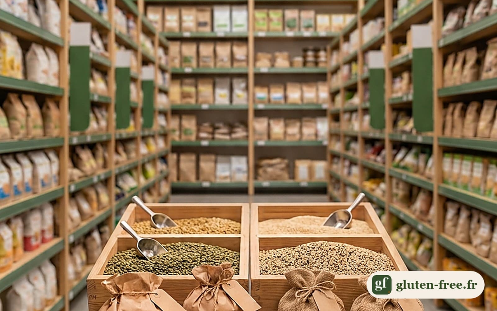 Sans gluten chez Biocoop 2026 : rayons, marques et alternatives bio