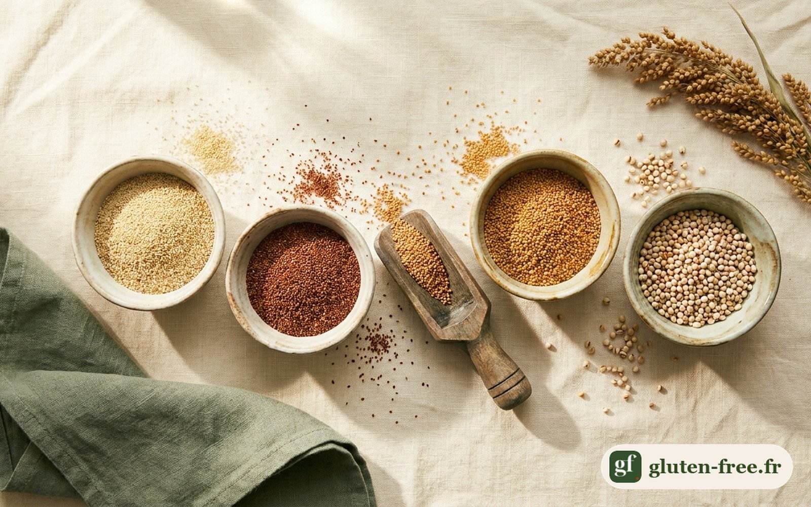 Fonio, teff, amarante, sorgho : les supergrains sans gluten à connaître