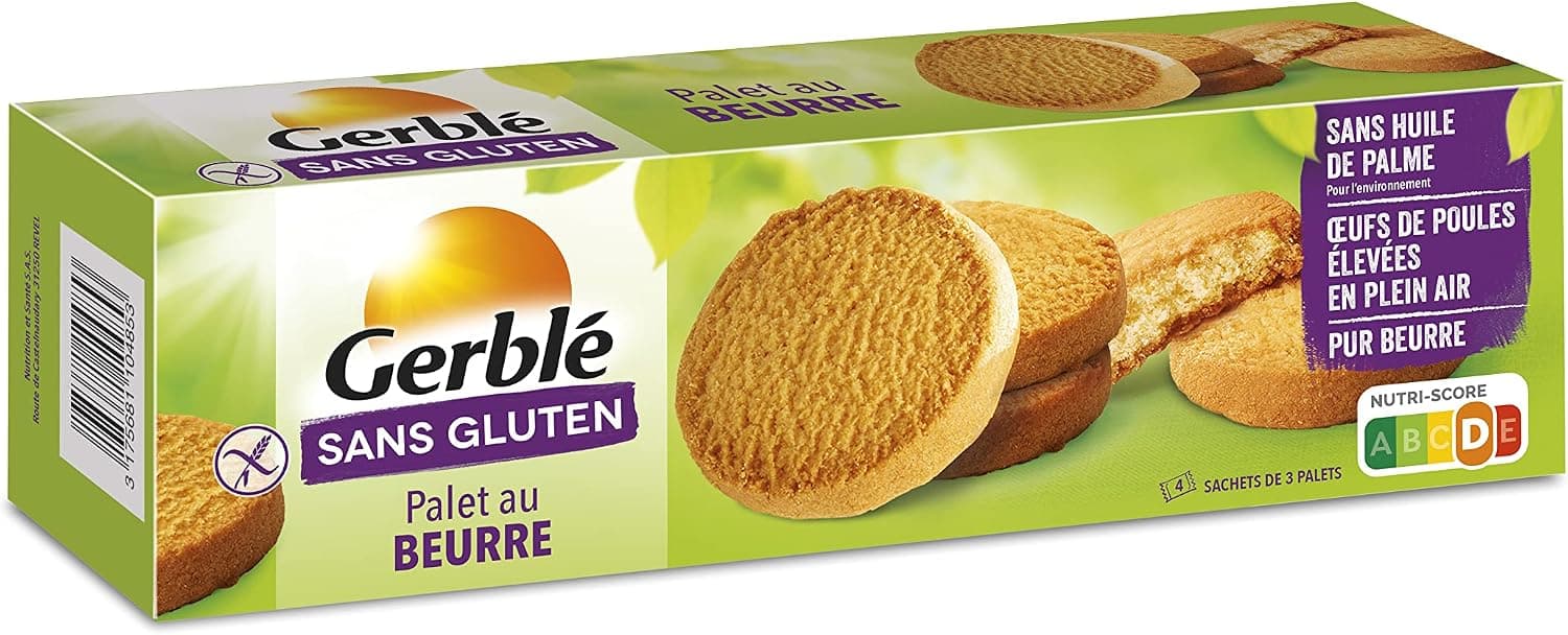 Gerblé Palets Beurre sans gluten